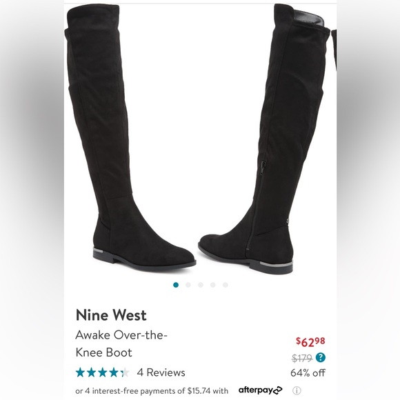 Nine West awake over the knee boot size 5 - Picture 3 of 14